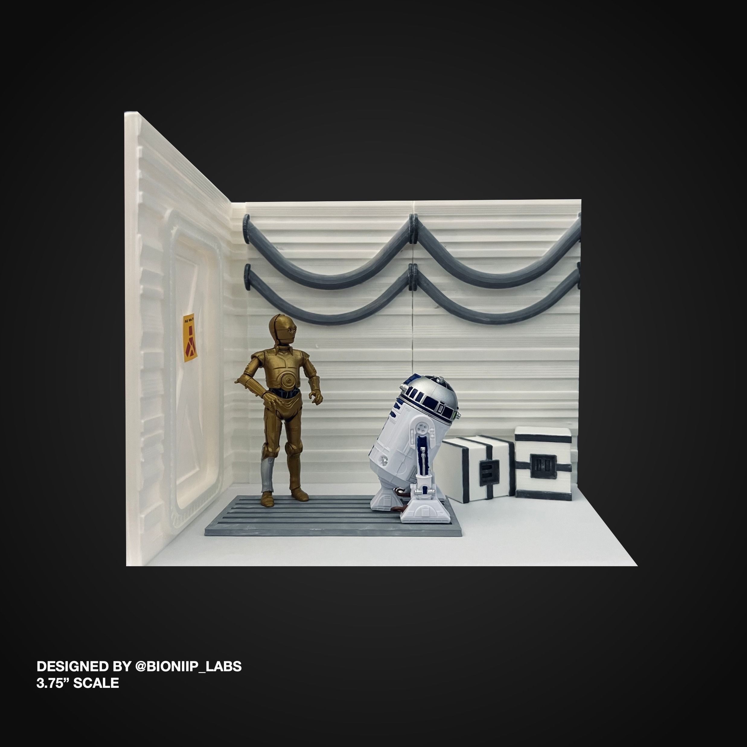 Hoth Echo Base Diorama 3D model 3D printable CGTrader