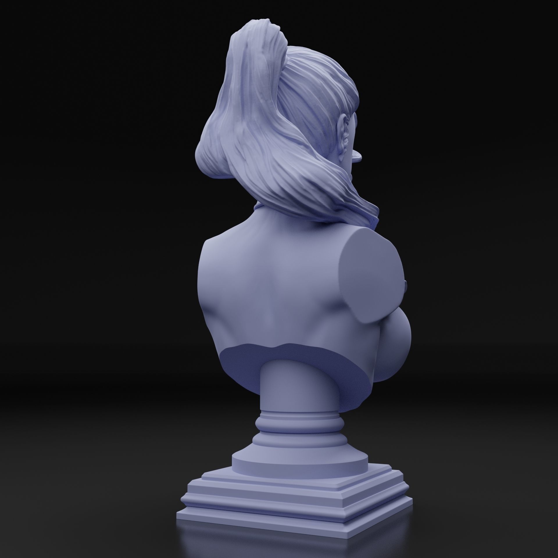 Female Bust 3D Print – 3D Printable Female Bust by Duncan Shadow – DZGZCJ