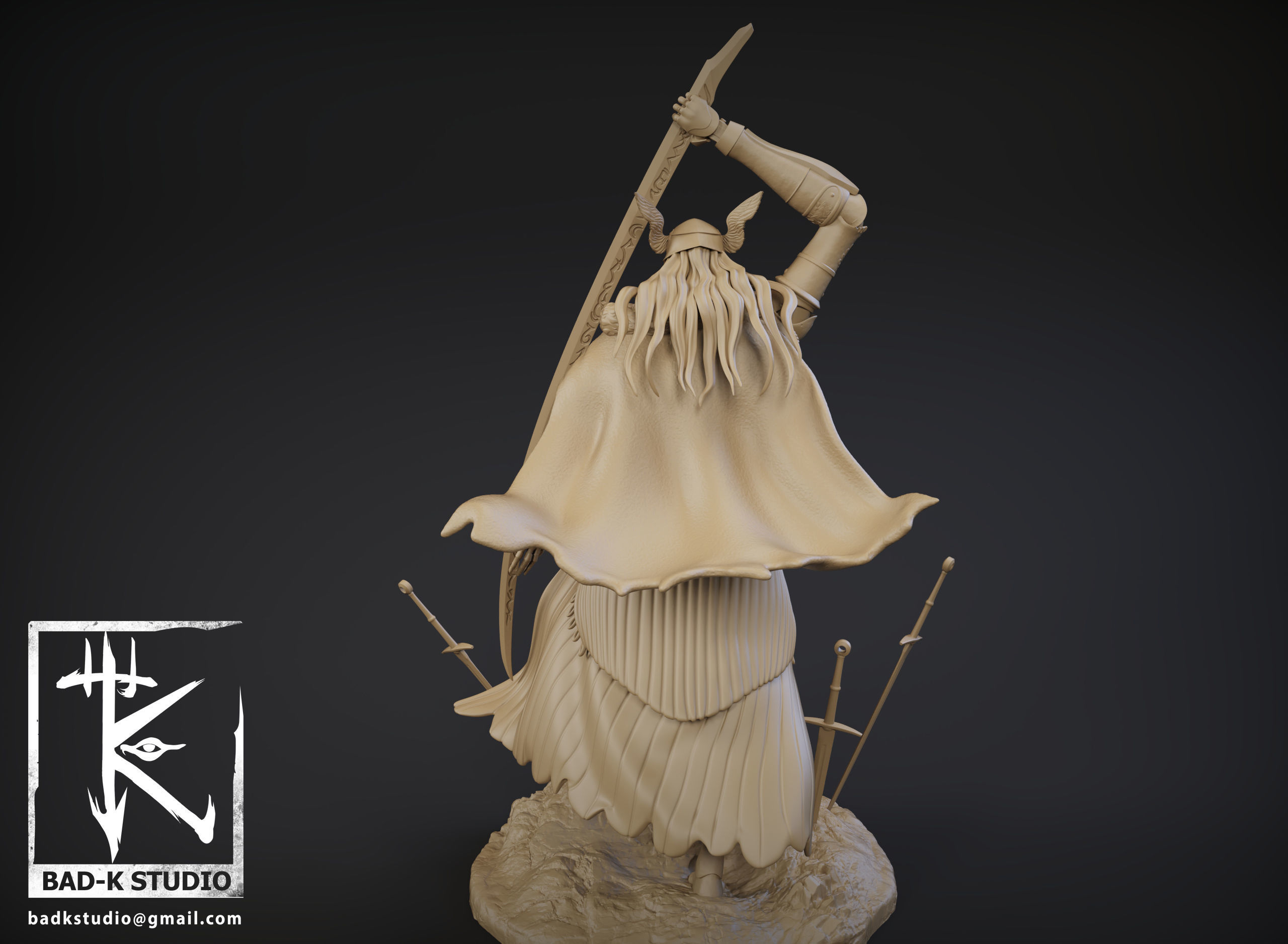 MALENIA ELDEN RING 3D PRINTING MODEL 3D model 3D printable CGTrader