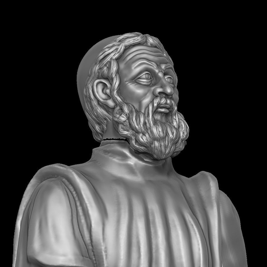 Claudius Ptolemy 3D model 3D printable | CGTrader