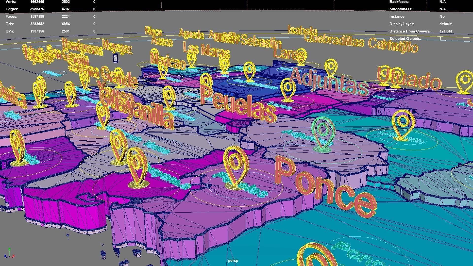 Puerto Rico United States USA map - Puerto Rico United States Usa Map Region 3d Model Geography 3d Model 561622a61b 