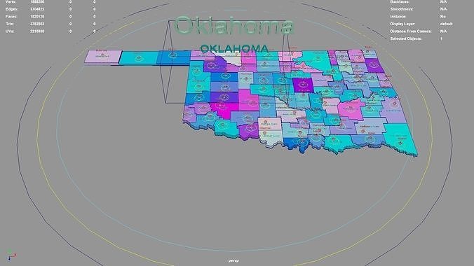 Oklahoma United States USA Map Region 3D Model Geography 3D Model Oklahoma United States Usa Map Region 3d Model Geography 3d Model D72a82ac77