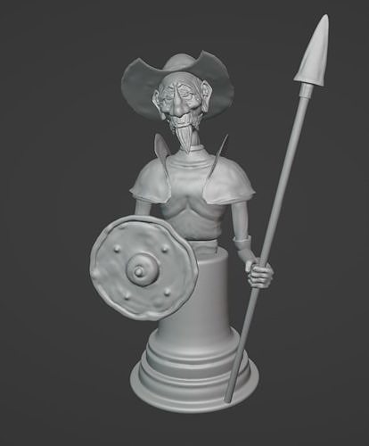 DON QUIJOTE 3D model 3D printable | CGTrader