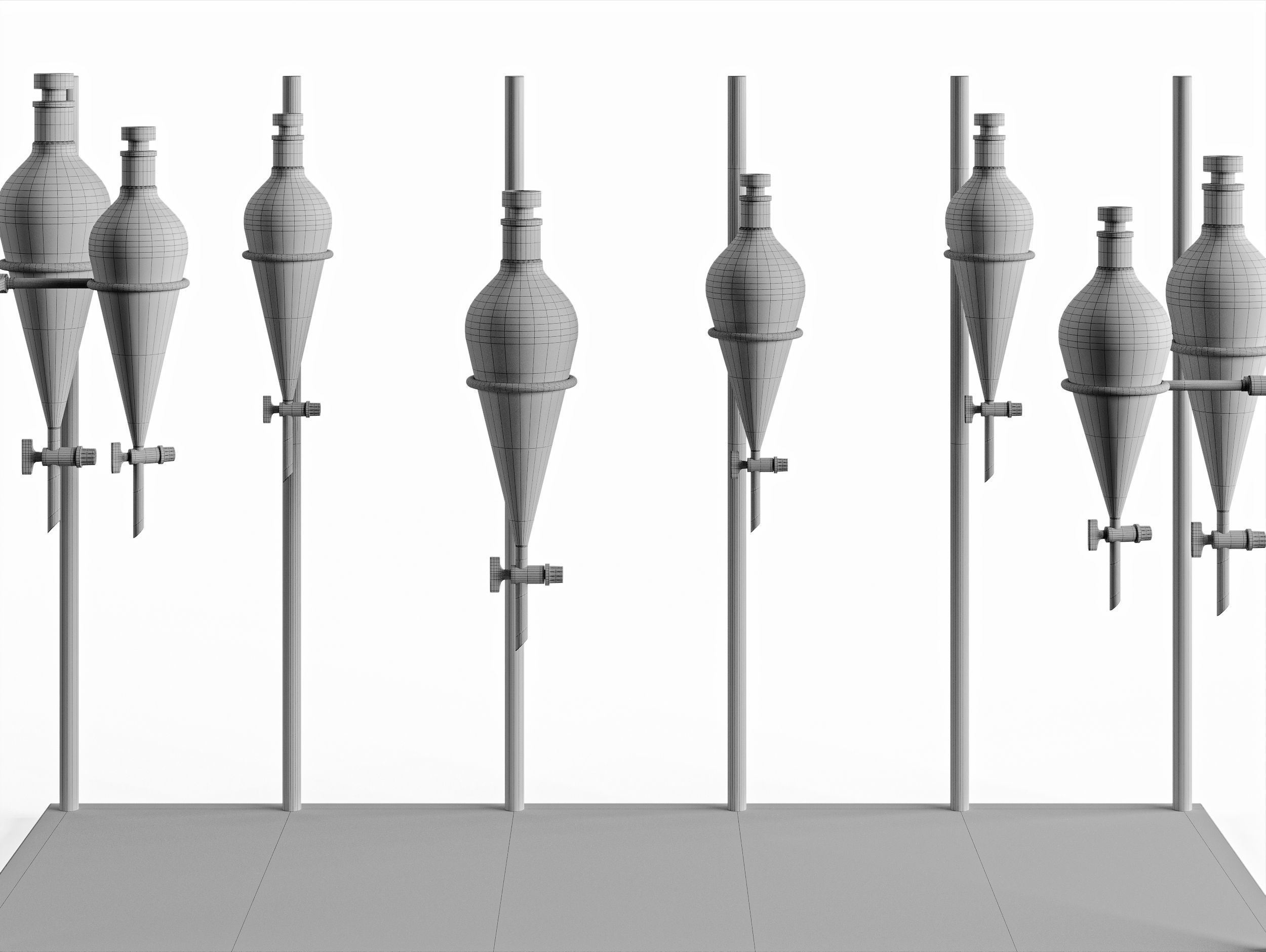 Separating funnel 3D model CGTrader