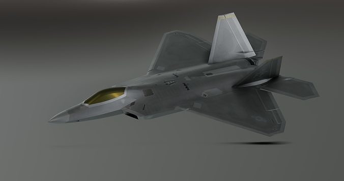 Model F 22 Rapter F-22 raptor - Photorealistic 3D model | CGTrader