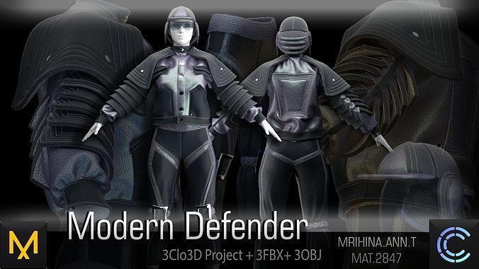 Modern defender 3D model | CGTrader