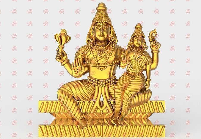 Shiva parvati locket Clearance