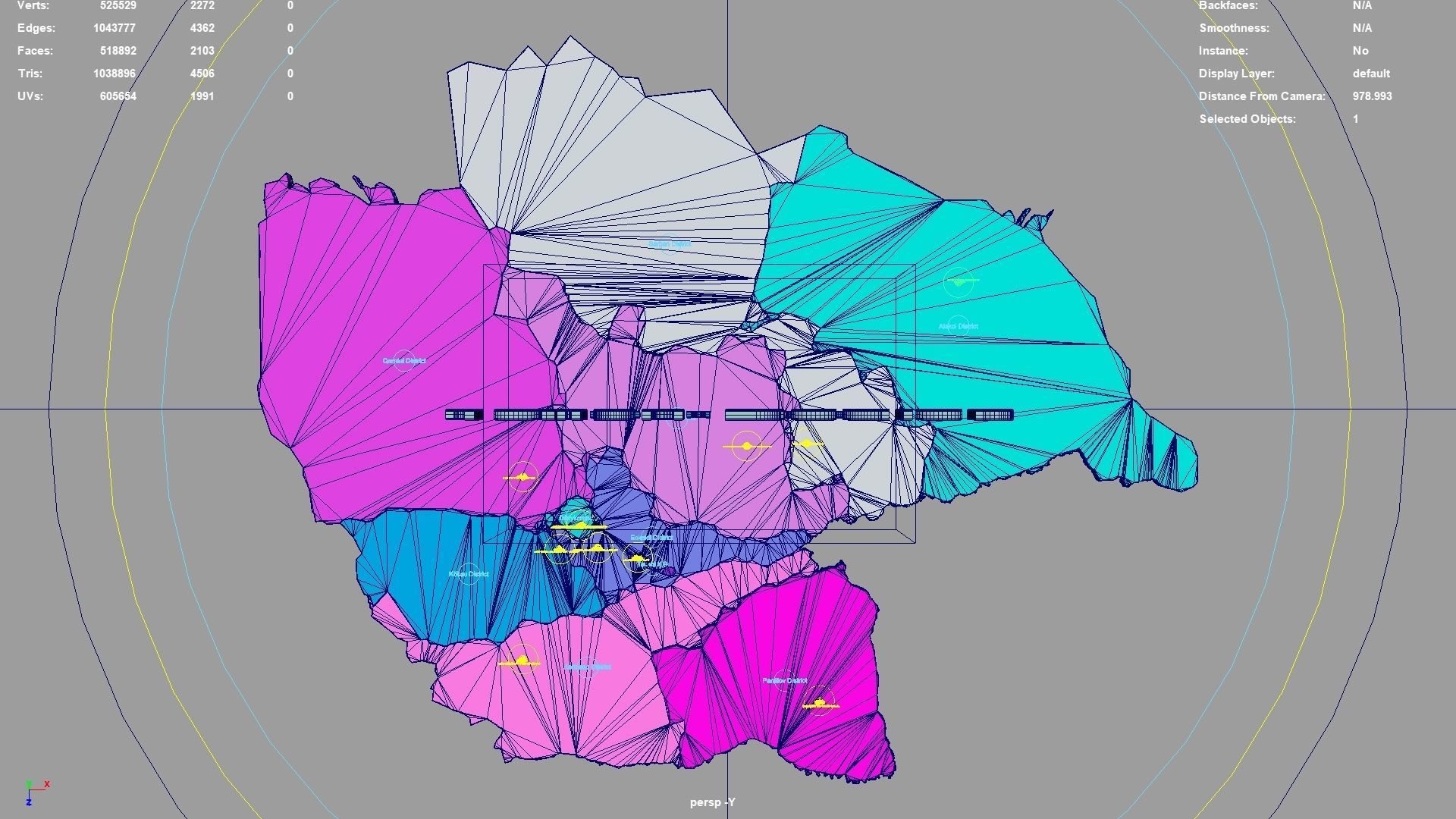 Jetisu Region Kazakhstan map region geography political 3D model rigged ...