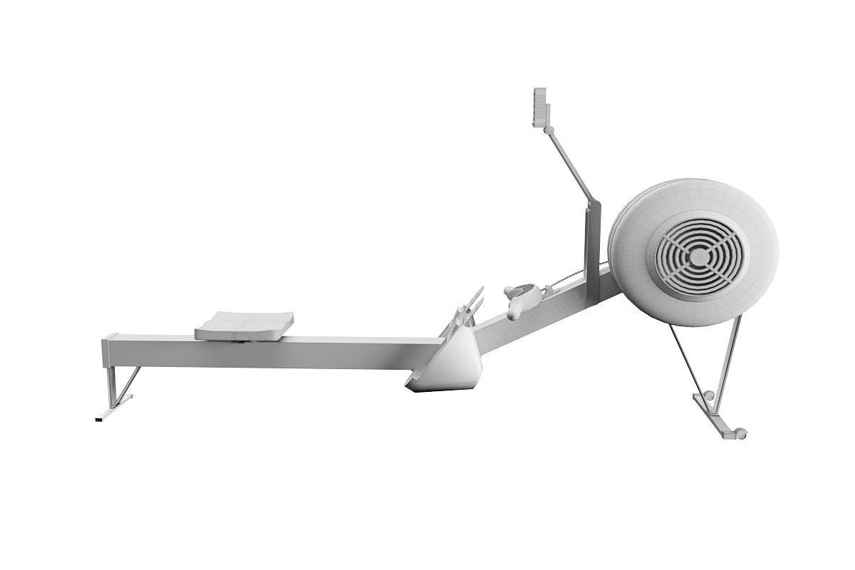 Indoor Rower Concept 2 Model D 3D model CGTrader
