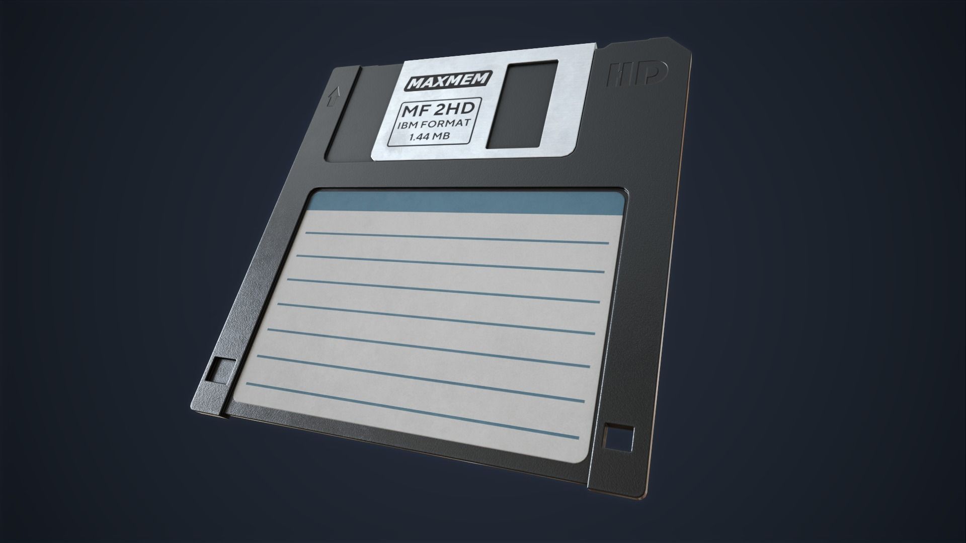 3D model Computer diskette VR / AR / low-poly | CGTrader