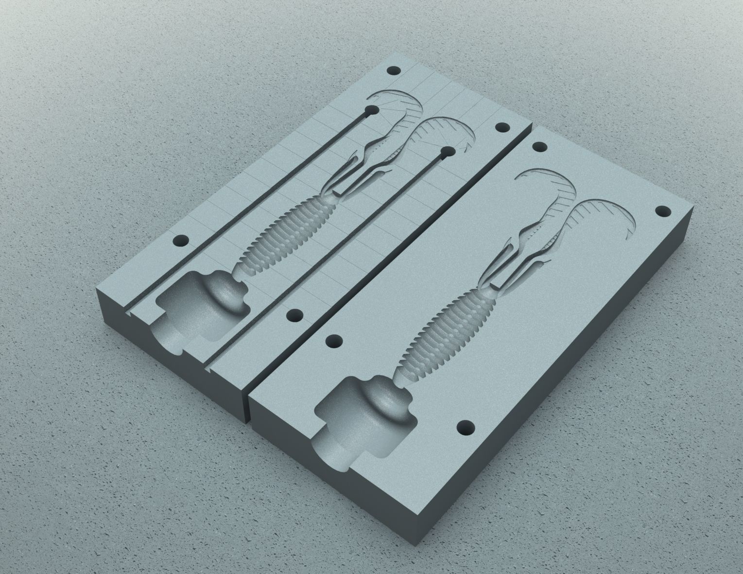 Creature fishing baits 117 mm 3D printable and CNC 3D model 3D ...