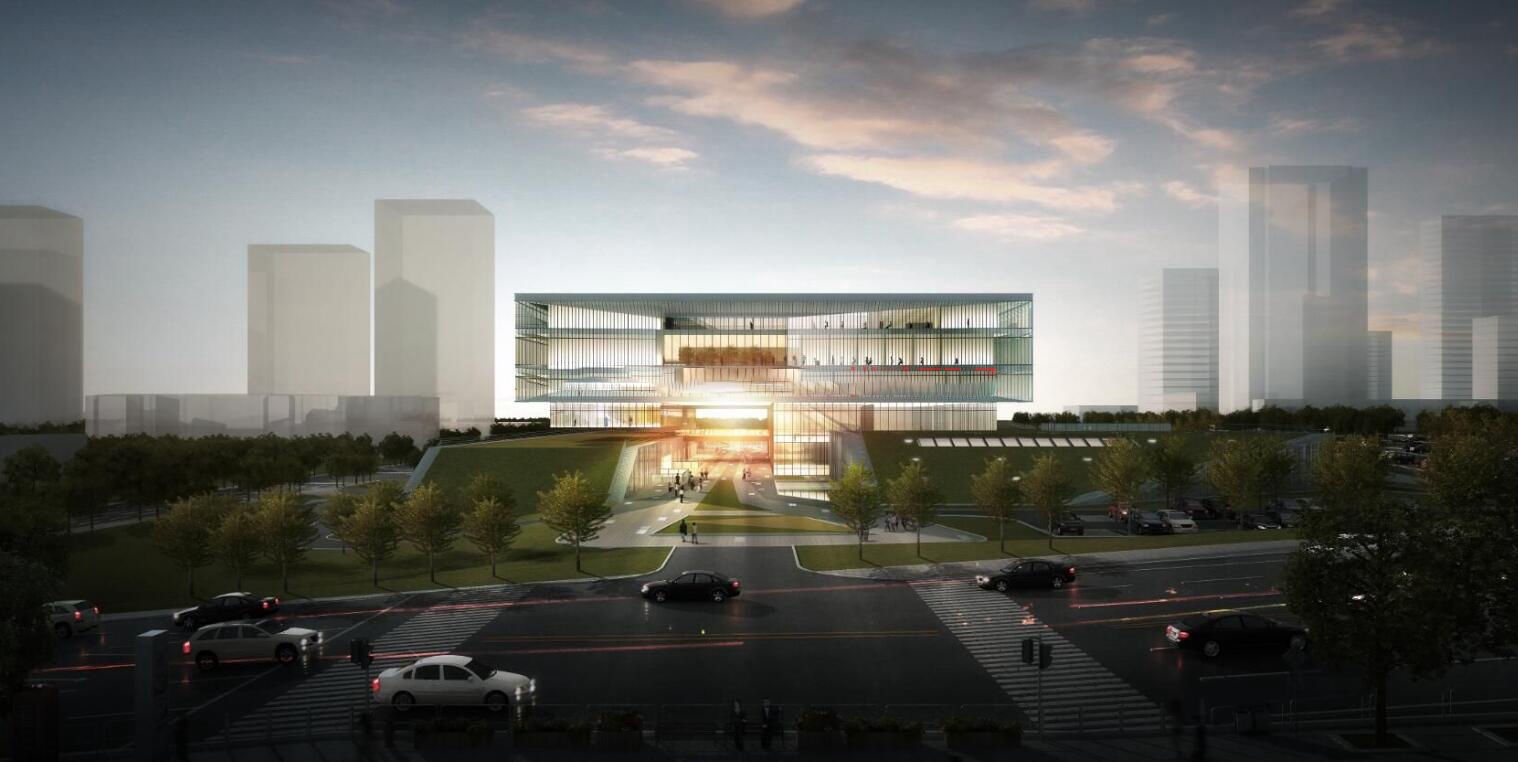 Sus Building Design SU model of the Civic Center commercial office building 3D model | CGTrader