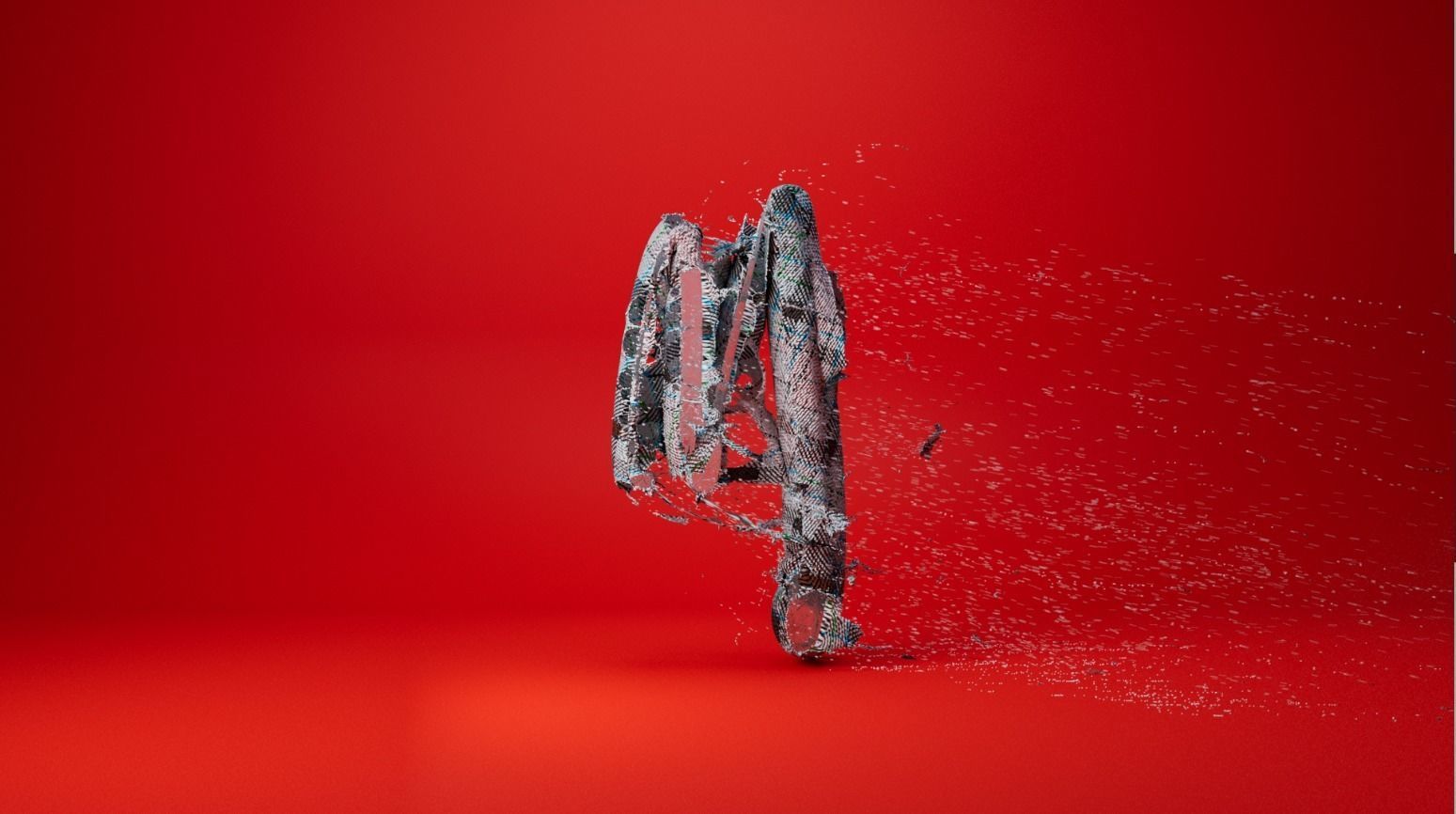 tearing of fabric 3D model animated CGTrader