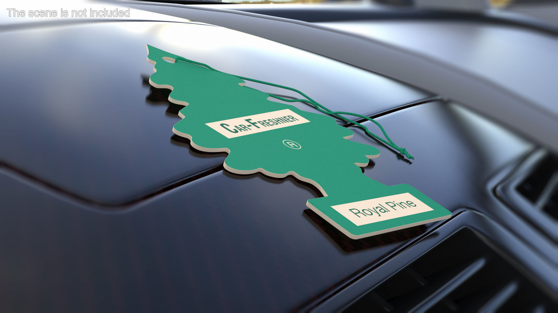 Royal Pine Little Trees Car Freshener 3D model CGTrader
