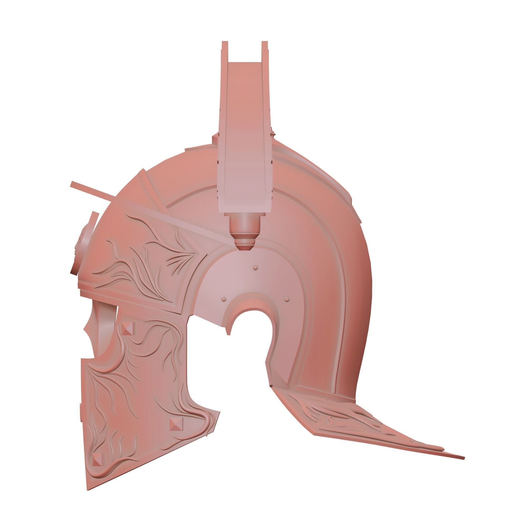 Roman Legionary Helmet Red Crest Praetorian Roman Centurion Helmet