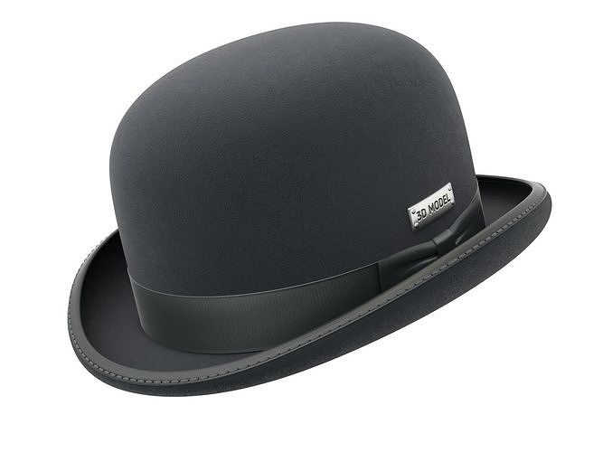 Bowler Hat 3D model | CGTrader
