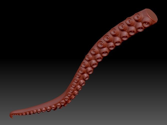 Tentacle 3D model 3D printable | CGTrader