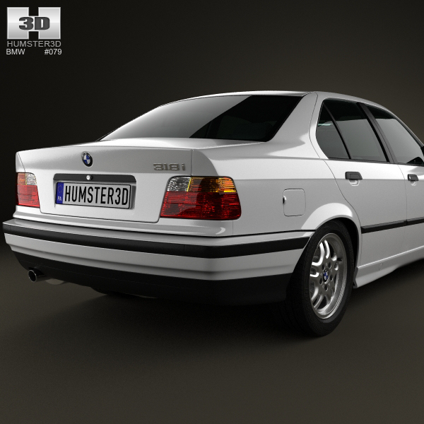 Bmw e36 3d модель