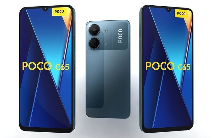Xiaomi Poco C65 Blue 3D Model | CGTrader