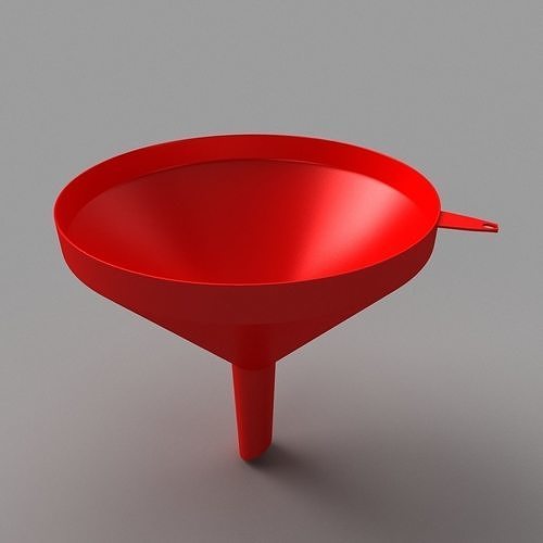 funnel 3D model CGTrader