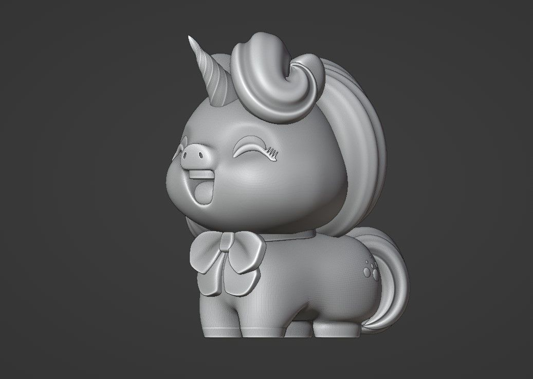 unicorn 3D model 3D printable | CGTrader