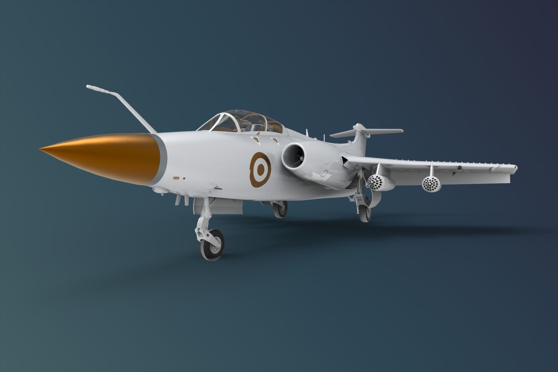 Blackburn Buccaneer S 1 3D model | CGTrader