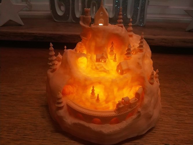 Christmas Village 3D model 3D printable | CGTrader