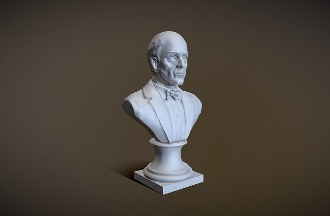 Arnold Schonberg bust 3D model 3D printable | CGTrader