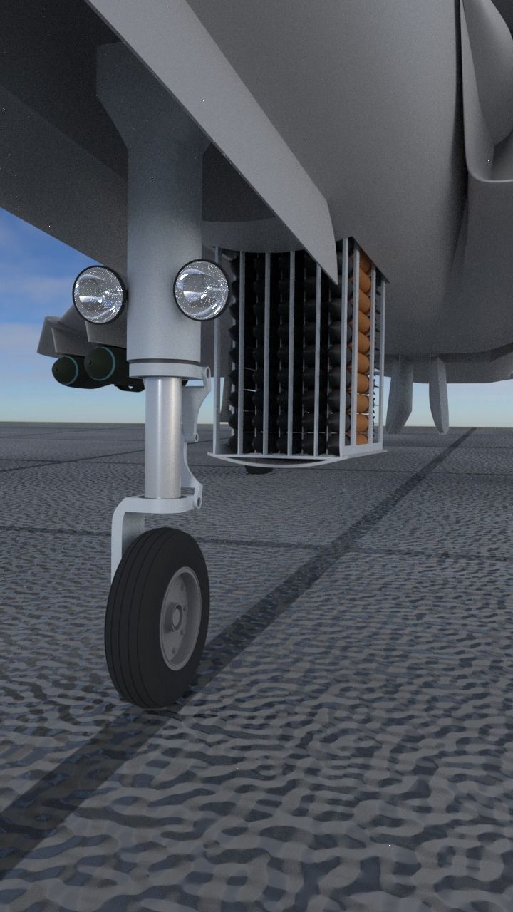 HAL HF-24 Marut 3D model rigged | CGTrader