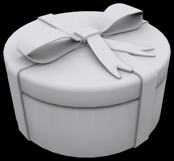 Gift box round