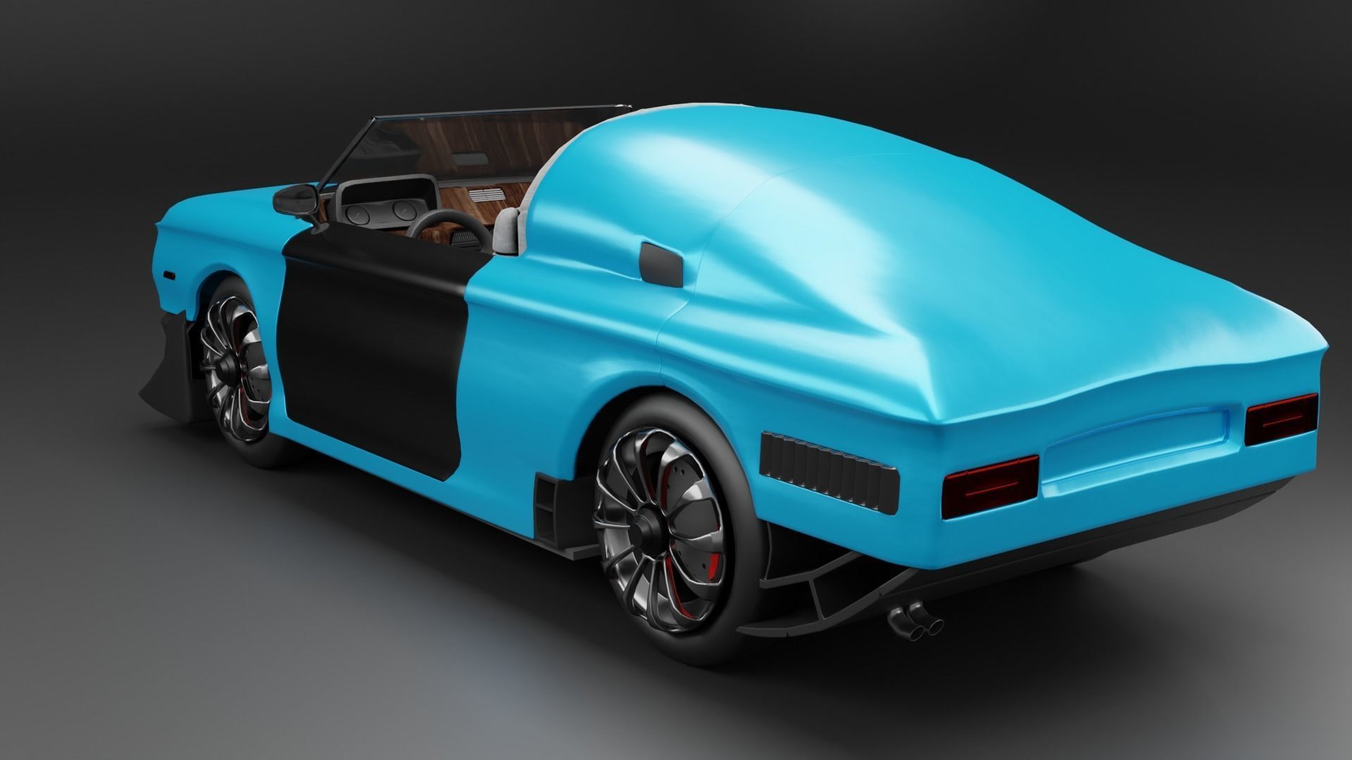 3D model 3 Muscle car VR / AR / low-poly | CGTrader