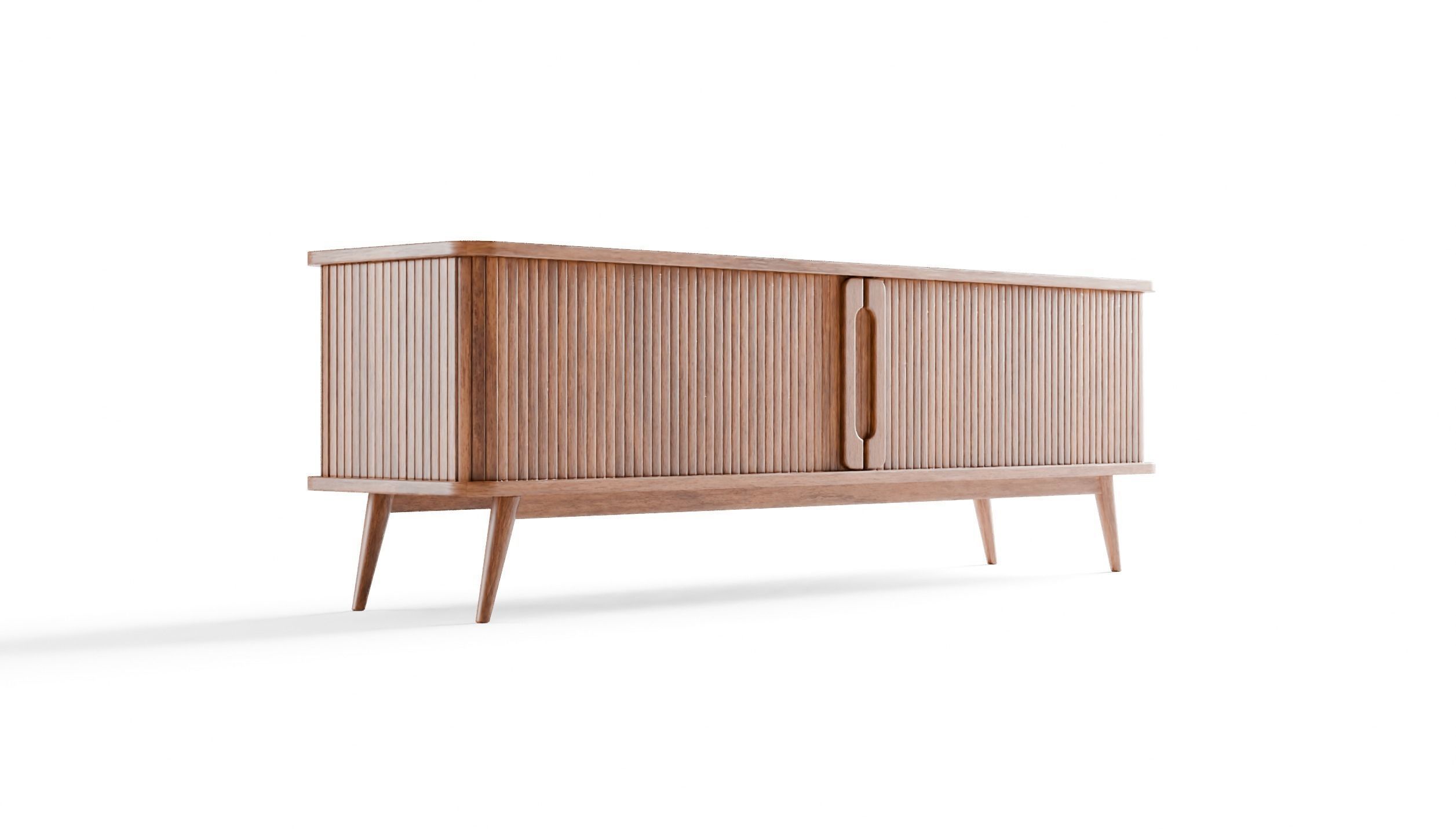 2door sliding TV stand Wapong series 3D model CGTrader