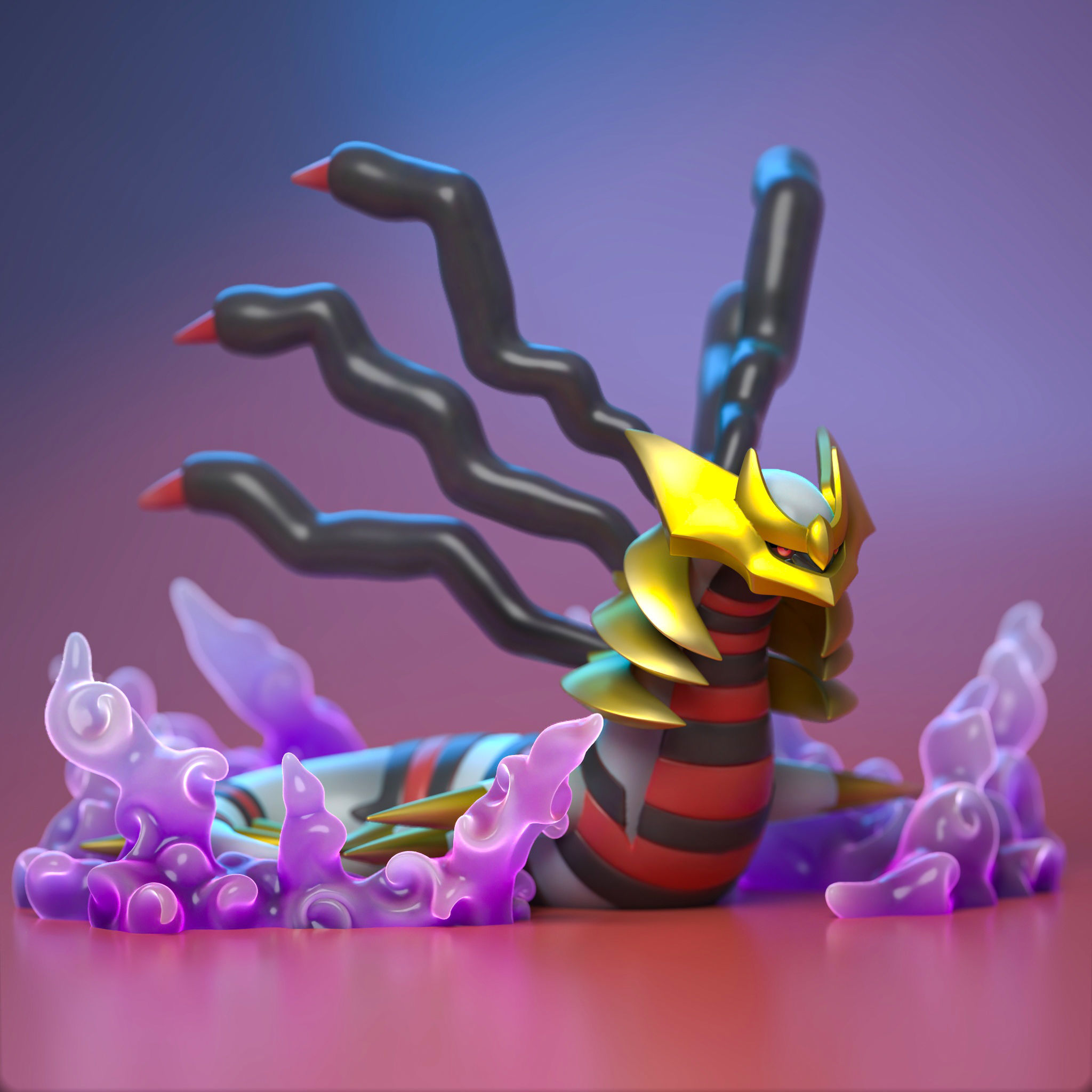 GIRATINA ORIGIN FORM 3D model 3D printable | CGTrader