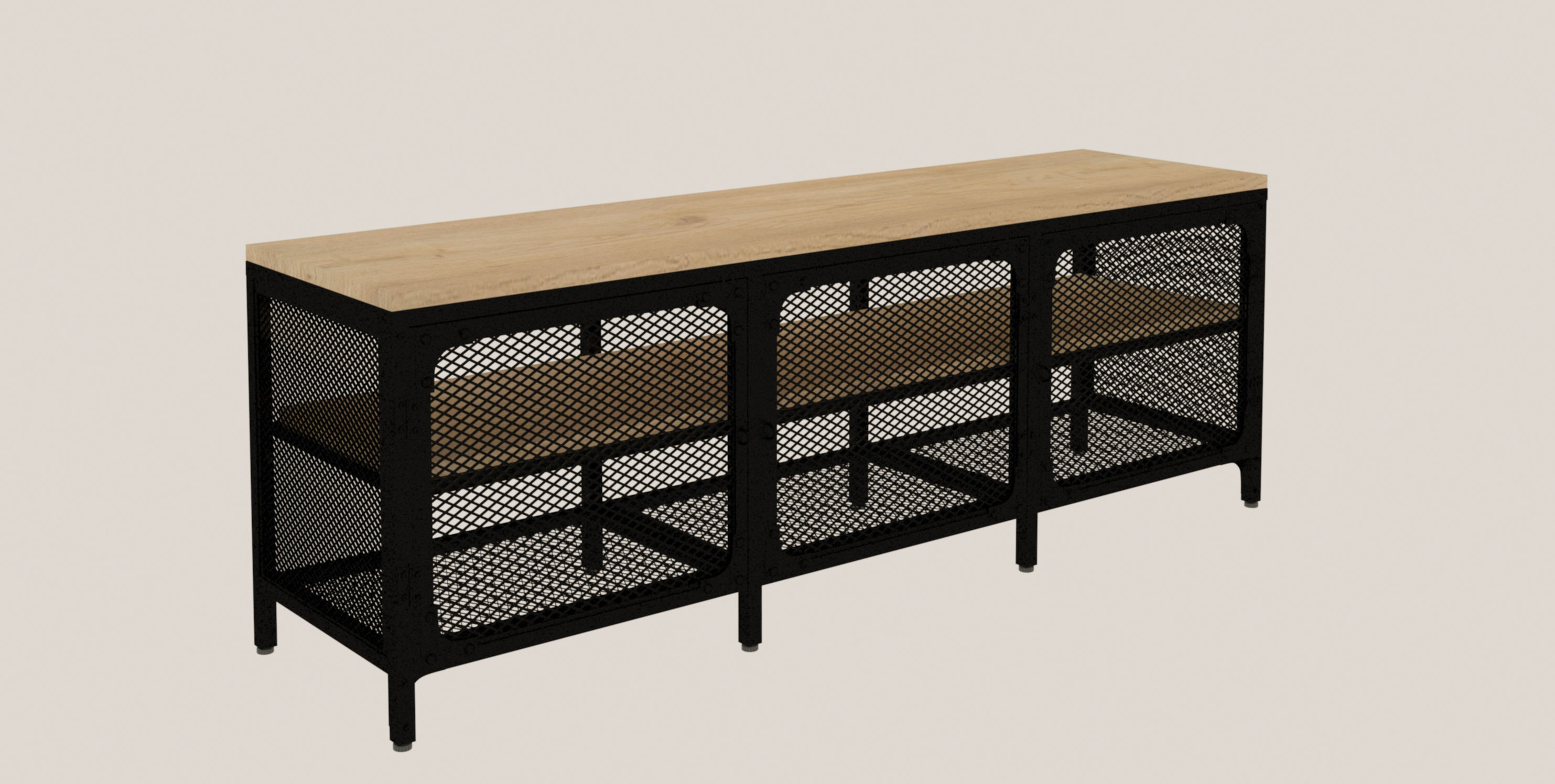 TV Stand FJALLBO 3D model CGTrader