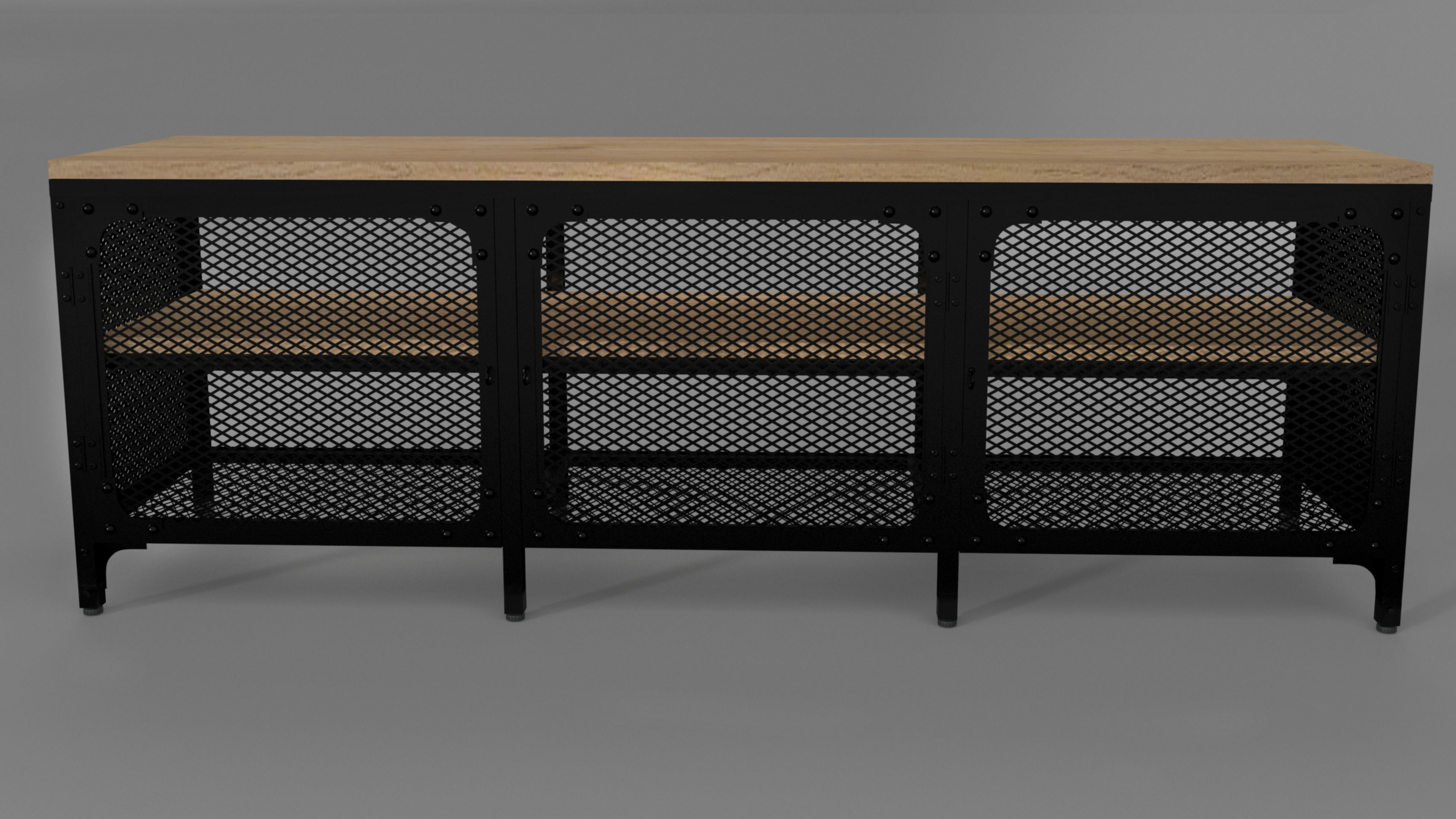 TV Stand FJALLBO 3D model CGTrader