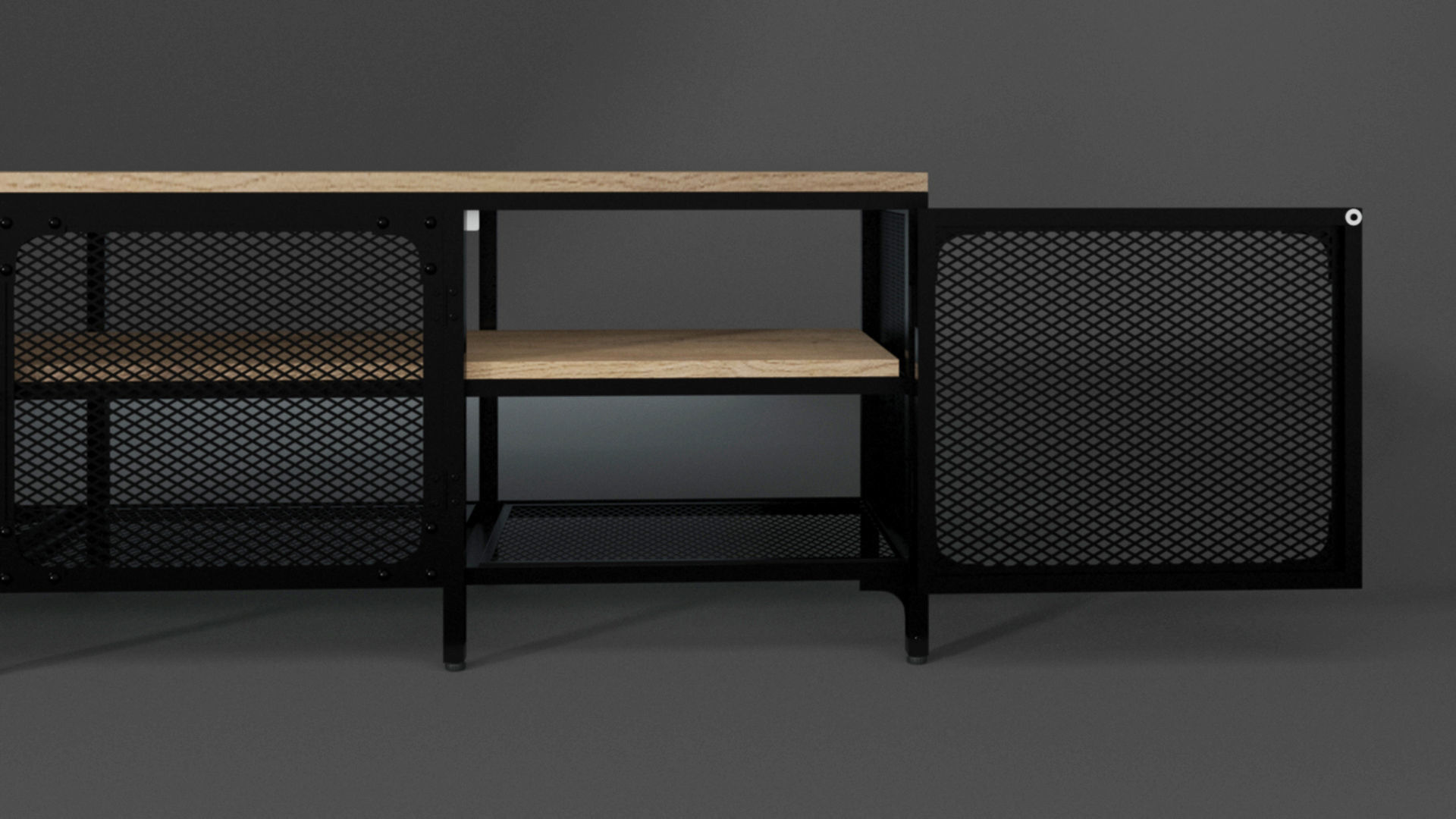 TV Stand FJALLBO 3D model CGTrader