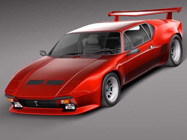 De Tomaso Pantera GTS 1971 1991 3D Model
