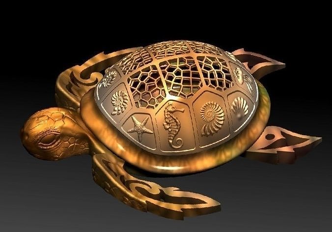 Turtle 3D-print model file 3D model 3D printable | CGTrader