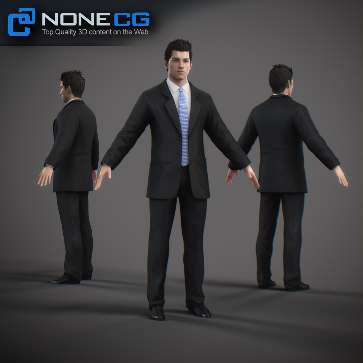 Animated Male Tom v2 3D model animated rigged | CGTrader