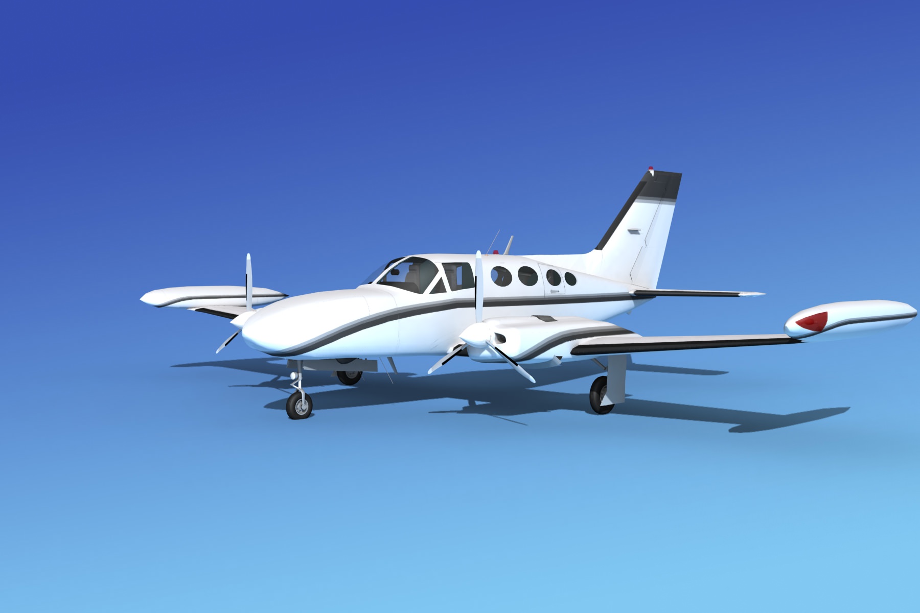 Cessna 421 Golden Eagle V11 3D model