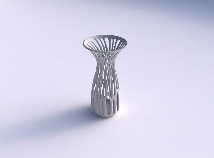 Vase wide with branches widened top 3D print model