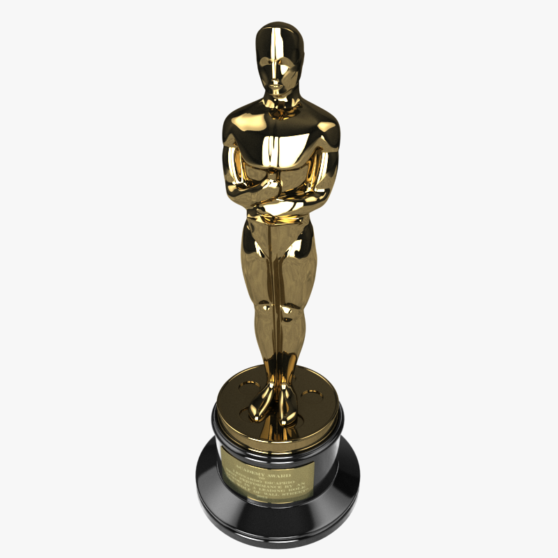 Oscar Award 3D model CGTrader
