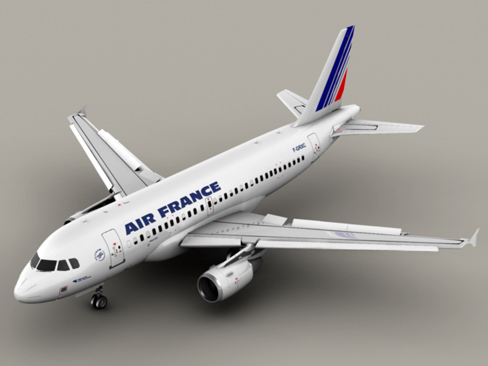  Airbus A319 Air France 3D model