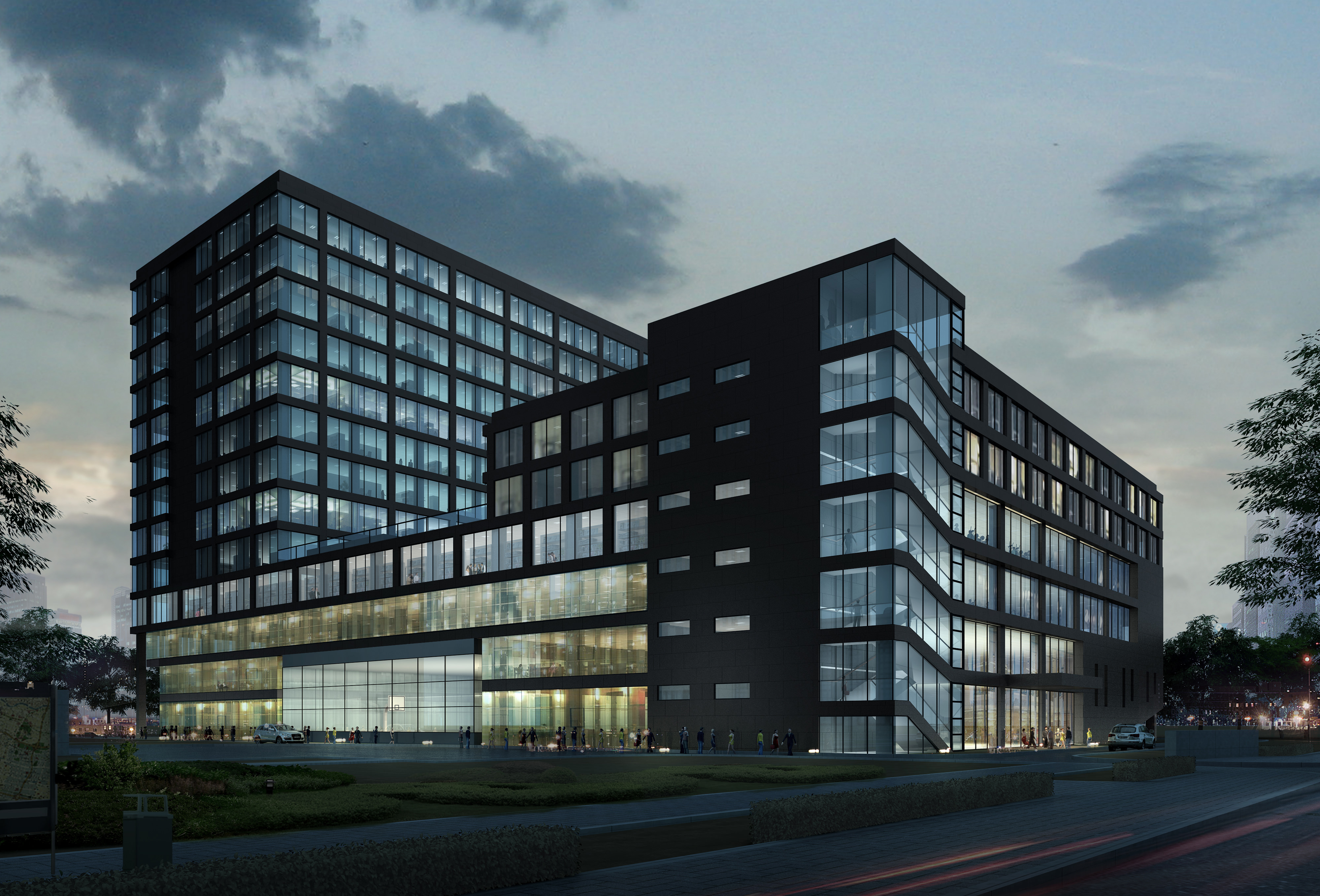 3d building 107 3D model