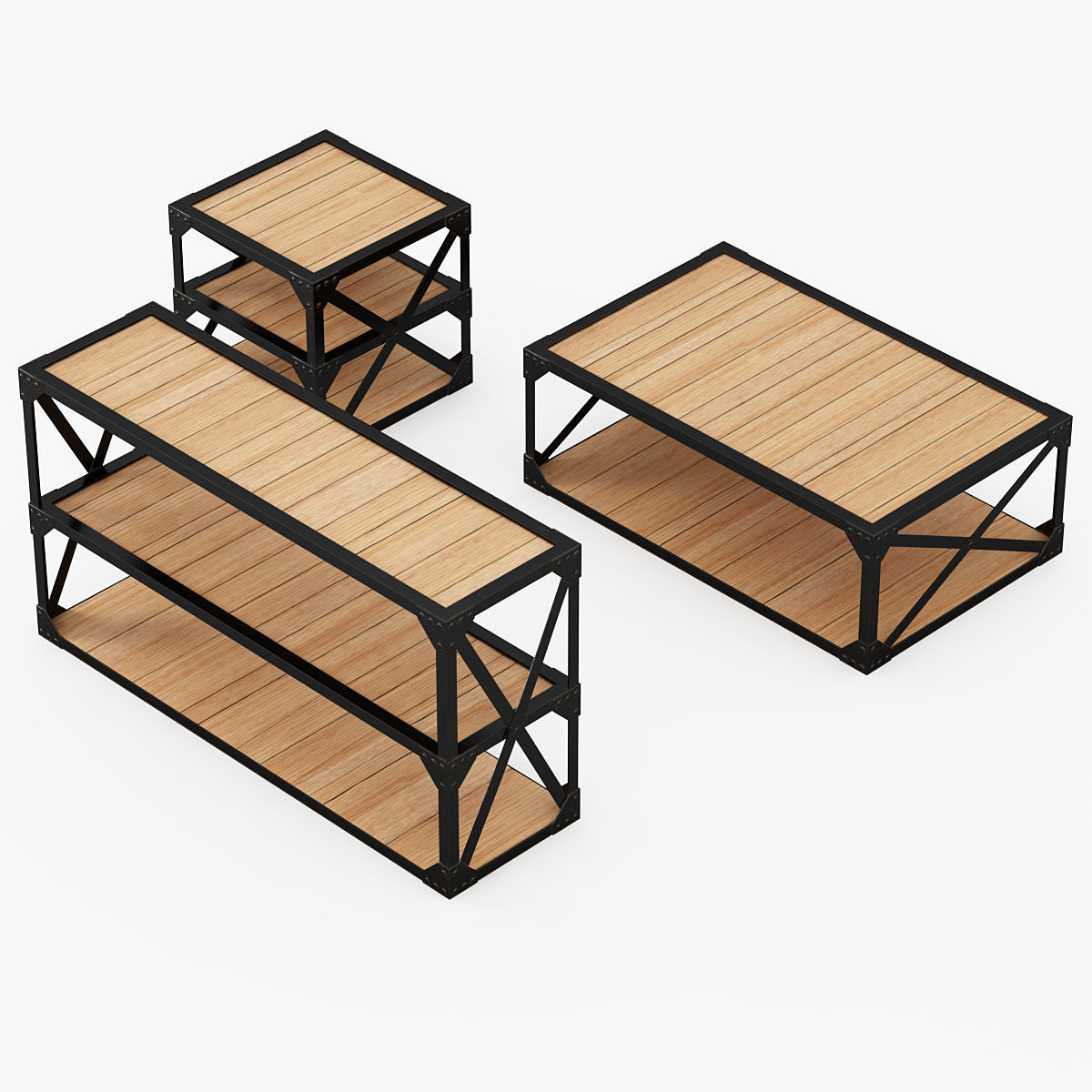 Greenwich Tables 3D model CGTrader