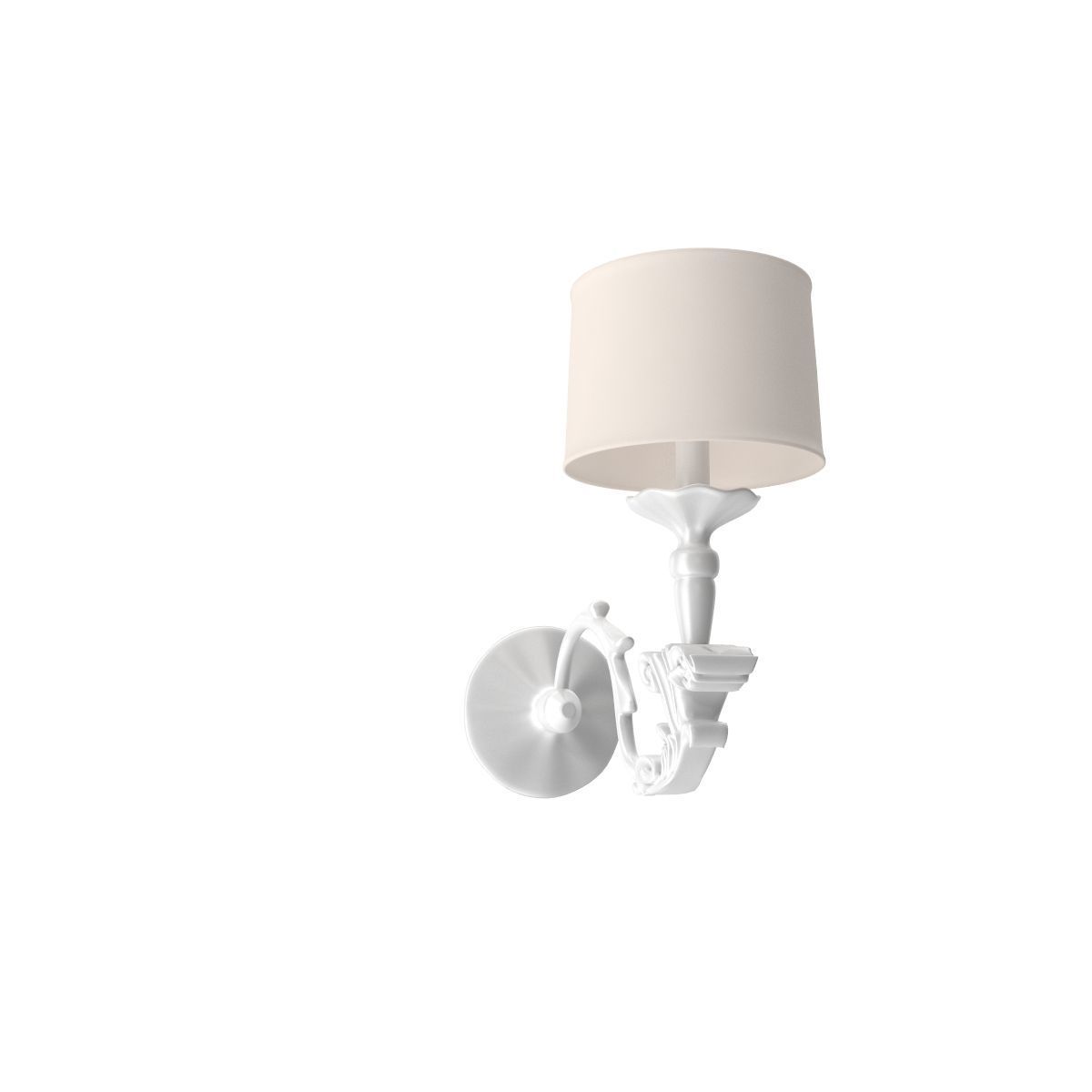 Wall Lamp B free 3D Model MAX OBJ 3DS FBX CGTrader.com