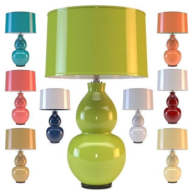 Shade Of Light Pop Color Modern Ceramic Table Lamp Model Max Fbx Mat Shade Of Light Pop Color Modern Ceramic Table Lamp Model Max Fbx Mat 1