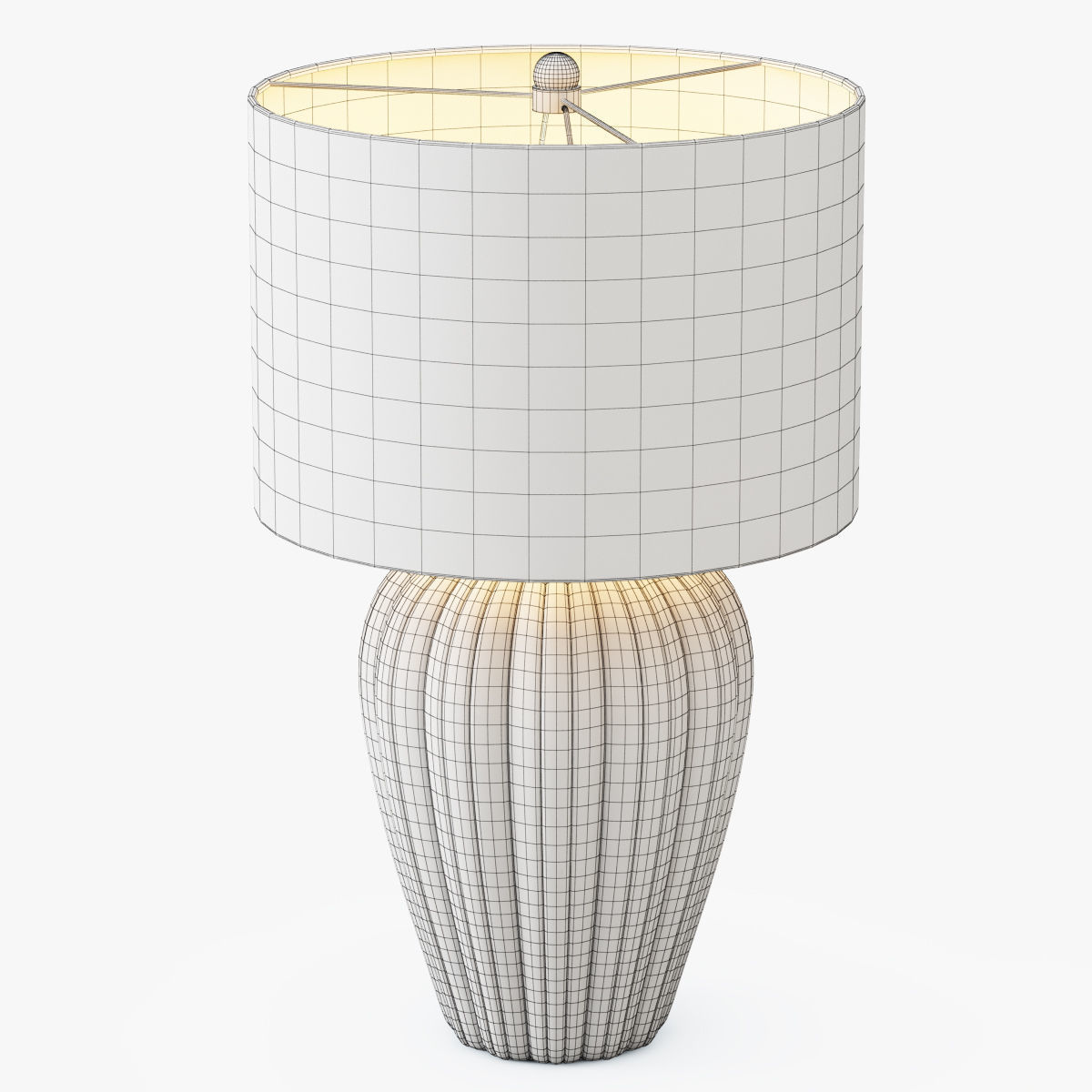 3d Model Gray Brown Ceramic Table Lamp Cgtrader Gray Brown Ceramic Table Lamp 3d Model Max Obj 3ds Fbx Mtl 4