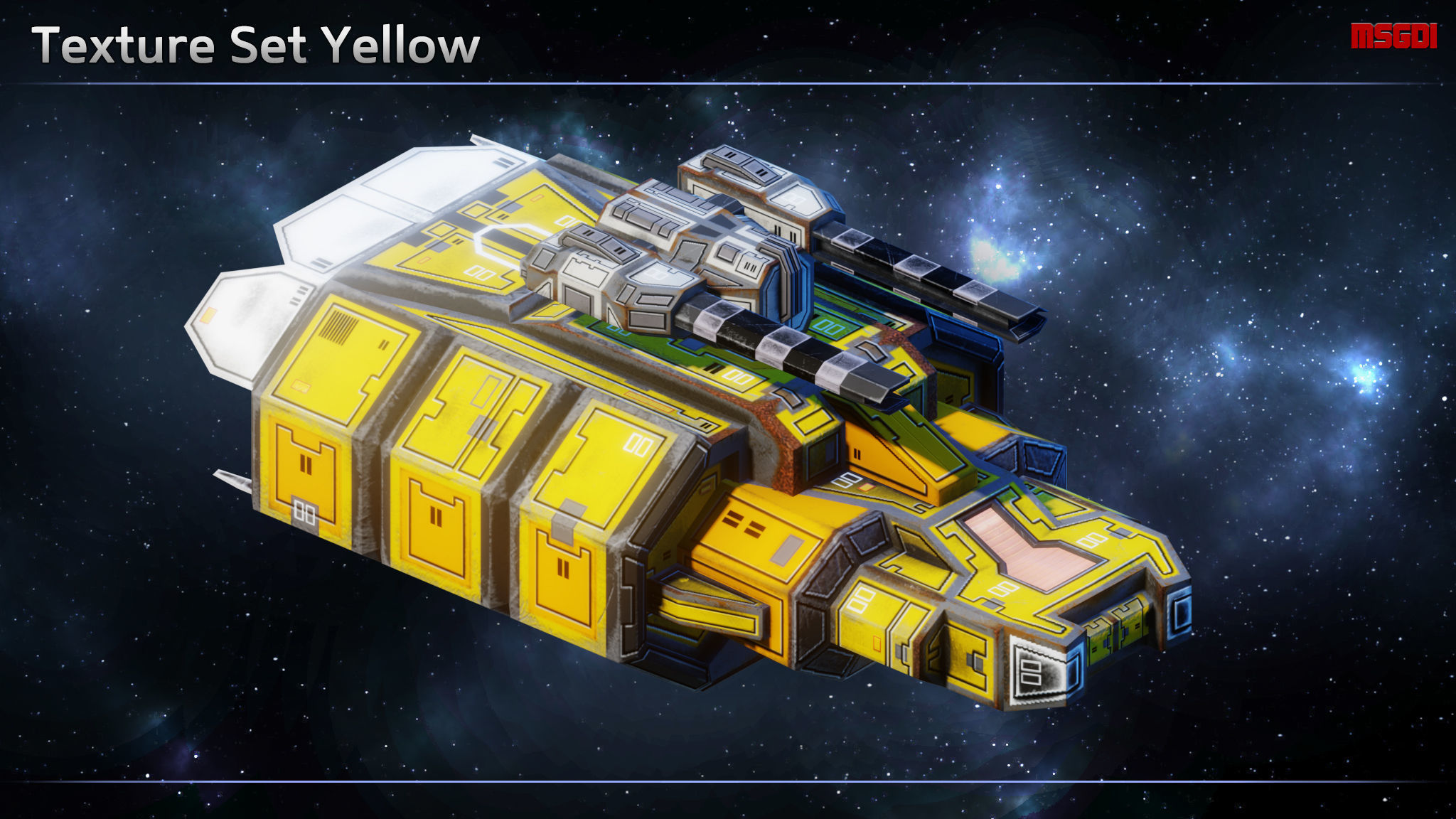 3D model Spaceship Corvettes VR / AR / low-poly | CGTrader