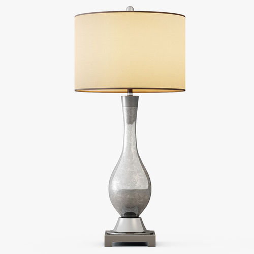 Mercury Glass Table Lamp 3d Cgtrader